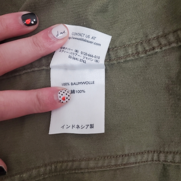 Eddie Bauer Green corduroy jacket cottage core - Picture 6 of 8